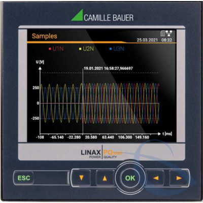 Багатофункціональний програмований аналізатор якості електроенергії LINAX PQ1000